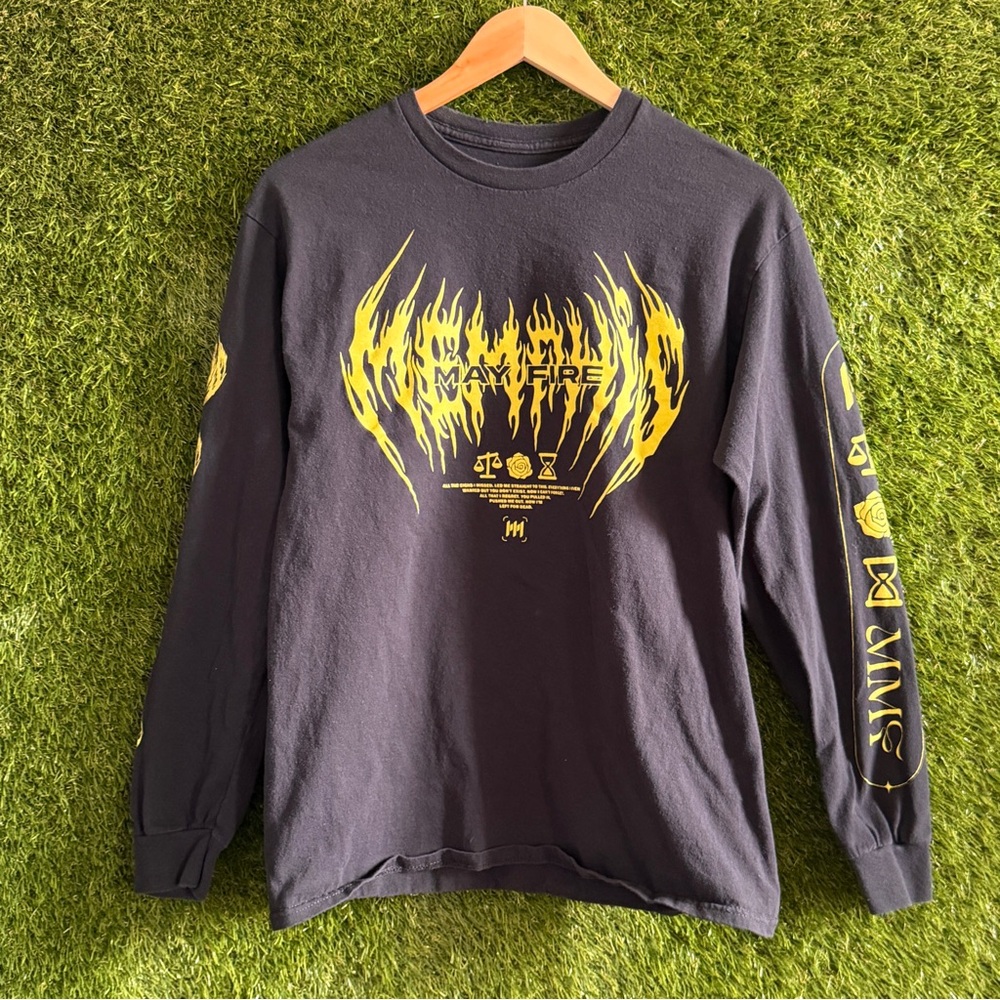 Memphis May Fire MMF Long Sleeve T-Shirt Tee Band Merch Metal Metalcore Hardcore